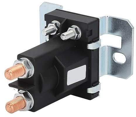 Relais de Démarreur Solénoïde de Colonne Relais de Commutateur de Démarreur pour Tondeuse à Gazon Tracteur électrovanne Tondeuse, Relais d'allumage en Laiton pour Tracteur de