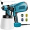 Kottwca Upgraded Paint Sprayer, 800W Fence Paint Sprayers, HVLP Electric Spray Gun With 1000ml Container, 4 Nozzles & 3 Patterns for Home Walls & Ceilings, Furniture, Ceiling, Garden Fence & Sheds