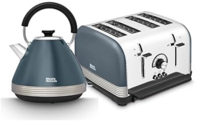 Morphy Richards Venture Kettle and Toaster Set (Basalt)