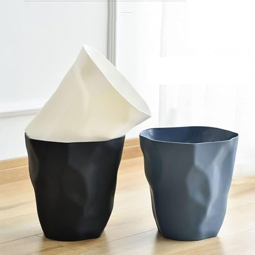 LIUZIKUN Papelera, Papelera Irregular, Papelera Moderna, Papelera, Papelera, Papelera, Flor