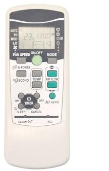IOOINN Telecomando adatto per condizionatore d'aria Mitsubishi AC RKW502A200D RLA502A701L RLA502A700C RKX502A007P RKX502A007B RKX502A001P RLA502 A700K RKW502A22 00B DXKK. 18Z3-S DXK12Z3-S K09Z3-S