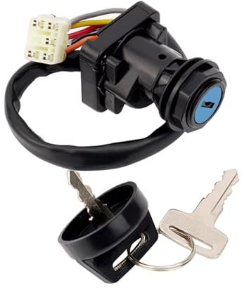 Serrure De Démarreur Moto pour Suzuki pour King Quad 750 LTA750 Eiger 400 500 LTF400 LTF400F LTA500 LTA400F Interrupteur Clé Contact Verrouillage Porte Électrique Moto