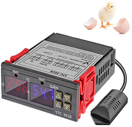 Digitaltemperaturregler, Feuchtigkeitsfeuchtigkeitsfeuchtigkeit des digitalen Temperatur -Feuchtigkeit Hygrometer -Thermometer 110 V bis 220 V