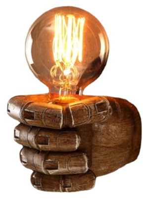 Flaroey Nordic Retro Resin Wall Lamp for Restaurant Bar Decoration Home Decor Light Right Hand