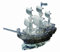 Crystal puzzle Black Pirate Ship 98 piece puzzle Crystal 50141 (japan import)