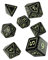 Q-Workshop RUN19 - Runic Black & glow-in-the-dark Dice Set (7)