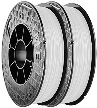 UP Fila - C-23-01 Tough ABS 3D Printer Filament, Low Odor, Consistent 1.75mm Diameter,1KG (500g×2 Spools), White