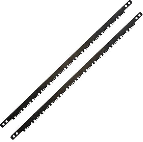Dapetz ® 2 Pieces of Raker Teeth Bow Saw Blades 21” Inches or 532mm, This Saw Blade is Suitable for Green or Wet Wood and It is Made Up of Hardened Steel