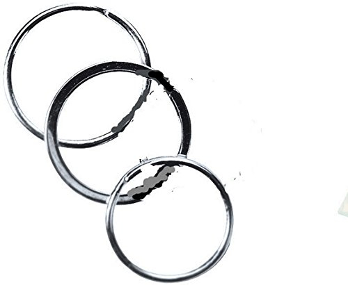 WEDO® Schlüsselring, Metall, Ø: 20 mm (100 Stück), Sie erhalten 1 Packung á 100 Stück