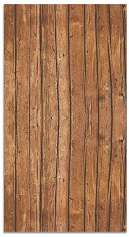 Panorama Vinylteppich Holz - 60x110 cm - Waschbar rutschfest Küchenteppich