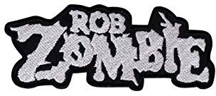 Rob Zombie Us Rock Silver Patch Badge Embroidered Iron on Applique Souvenir Accessory
