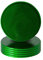 Argon Tableware Metallic Coasters - Green - 10cm - Pack of 6 - Metallic Finish Reusable Dining Table Setting Round Drink Coaster Placemats for Christmas, Party Celebrations, Restaurant Cup Mats