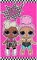 Handtuch Lol Surprise Mädchen 30 x 50 cm Oeko-Tex