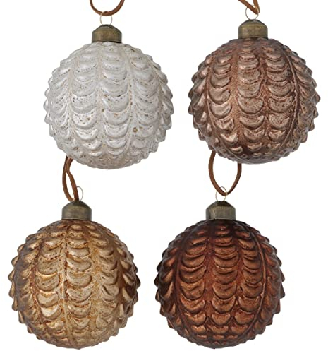 Boltze 2014161 Gelva Weihnachtskugel 8 cm Sortiert (1 Stück)