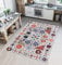 Pasha Home Küchenteppich 120x180 cm Mosaic bunt/Küchenläufer waschbar bei 30°C/Küchenläufer rutschfest und pflegeleicht/Teppich für Küche, Flur, Schlaf- oder Wohnzimmer