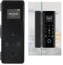 Sonew Digitales Glastürschloss, Fingerabdruck Passwort, IC Karte, Entsperren, Schlüsselloser Zugang, Türschloss, Büro, Zuhause, Hotel, Intelligentes Biometrisches Schloss