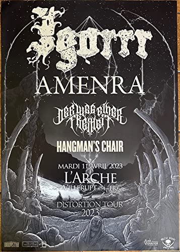 Générique Igorrr – Amenra – Hangman's Chair – Konzert 60 x 80 cm – Poster