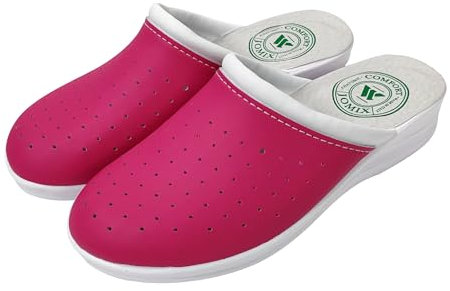 JOMIX Sabot Orthopédique Unisexe Pantoufles Anatomiques Sabots Medical Femme Homme Fabriqués en Italie (Fuchsia, 36)