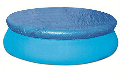 Poolabdeckung Rund für Quick-up Pools, Swimming Pool Abdeckplane, Poolabdeckplane Sonnenschutz Cover, Winddicht Regenfest Staubdicht Poolabdeckung, Swimmingpool Familienpool Poolzubehör (366cm)
