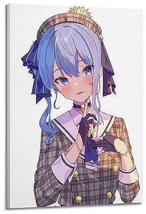 VZRSQZK Anime Hololive Suisei Poster, dekoratives Gemälde, Leinwand, Wandposter und Kunstdruck, modernes Familienschlafzimmer-Dekor-Poster, 30 x 45 cm