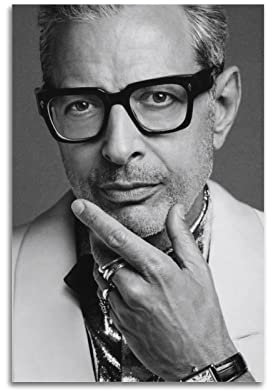 TeDe Der berühmte Schauspieler Jeff Goldblum Kunst Wohnzimmer Schlafzimmer Poster Gemälde Dekorative Malerei Druck Leinwand Wand 20x30inch(50x75cm) Unframe-style-5