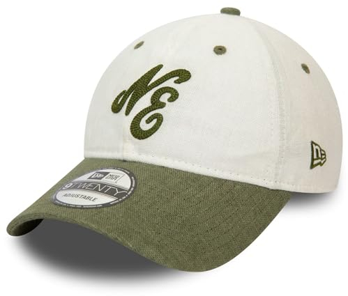 New Era 9Forty Strapback Cap - LEINEN Heritage Brand Stone