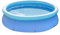 Baroni Home Piscina Hinchable sobre Suelo para Jardín, Piscina para Adultos y Niños, Piscina para Terraza, Redonda, 244x66 cm