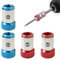 4 Stück Leistungsstarker magnetischer Bithalter,Magnetring,Bithalter Magnetisch,Magnetspitze,Geeignet für Doppelkopf-Schraubendreher-Bits Mit Durchmesser