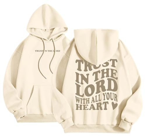 HUIFUAO Gott Is Within Ihr Sie Will Nicht Fall Christian Hoodies für Frauen UK Übergroße Jesus Hoodie für Frauen Plus Size Sweatshirts für Frauen Langarm Damen Pullover