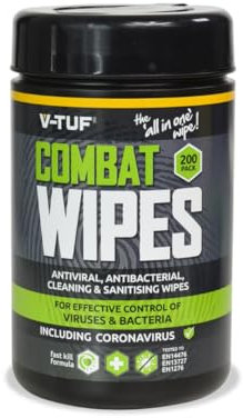Hand Wipes Multipurpose Disposable Antibacterial Hand & Surface With Aloe Vera Scented Smell - Commercial Heavy Duty Kitchen DIY Medical Car Sanitising Wipes (200) Avern