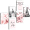 DecoMe Fashion Coco N002460a - Lot de posters - Motif fleurs et roses - Sans cadre - Pour salon, chambre à coucher, chambre de fille - Fabriqué en Allemagne - Fashion Coco