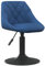 Generico Kangqiling Barhocker blau aus Samt, Blau, 335320