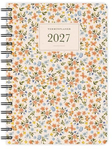 etmamu Kalender A5 2027 | Summer Bloom