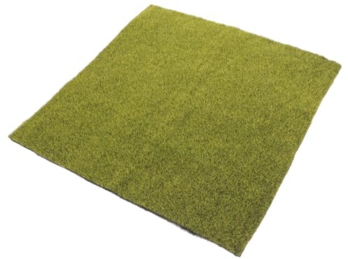 Healeved Fake Grass Carpet and Artificial Turf Mat for Sand Table Model Decoration, Versatile Lawn Turf for Crafting and Landscape