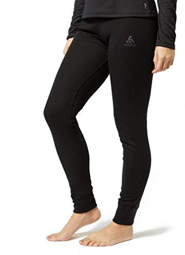 Odlo 152041 – Active Warm Funktionsunterwäsche für Damen – Lange Funktionsunterhose mit Feuchtigkeitsregulierung – Wärmeisolierende Thermohose für den Winter