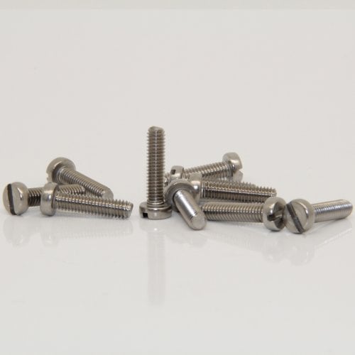 DIN 84/ISO 1207 Zylinderkopfschraube M4x14 Edelstahl A2 blank Schlitz 1000 Stk