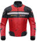 BORLENI Motorradjacke Herren Motorrad Jacke Textiljacke Winddicht mit Protektoren Protektor Jacke Roller Biker Touren Allwetter Damen Rot XXL