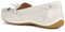 Geox D Vega Moc B, Mocassini Donna, Bianco (Off White), 36.5 EU