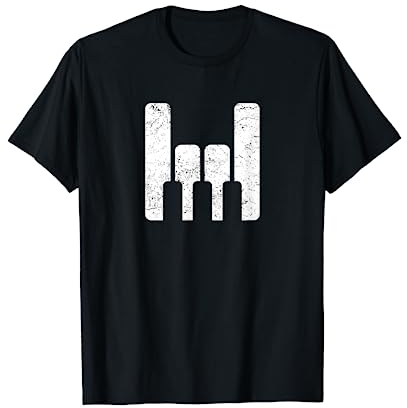 Klavier the Keyboard rocks Geschenkideen T-Shirt