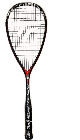 Tecnifibre Unisex-Adult CARBOFLEX 125 S Squashschläger, Schwarz, Einheitsgröße