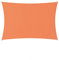 Lumaland Sonnensegel Rechteckig | 2 x 3 Meter | Wasserfester Sonnenschutz inkl. Befestigungsseile | Terrasse, Garten & Balkon Schattenspender aus Polyester (160 g/m²) mit UV Schutz 30+ [Orange]
