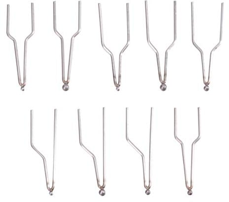 EXCEART 9 Pezzi Punta Pirografo Punta Filo Filo Pennino in Lega Ad Alta Impedenza Prime per Pirografia Macchina Bruciatore di Legno Dettaglio