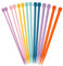 Coopay Kurze Stricknadel Set 25cm, 14 Stück Kunststoff Gerade Stricknadeln, 4,0 mm bis 10 mm, Bunt Einzelspitze Stricknadeln für Kinder und Anfänger Erwachsene, Leicht Starter Stricknadelset