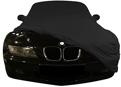 Star Cover Indoor Autoabdeckung kompatibel mit BMW Z3 Cabrio mit Spiegeltaschen SUPER Soft Stretch