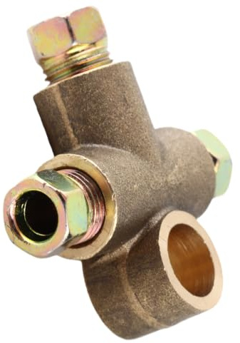 Aramox Raccord de frein M10 3/16 Alliage | Té de frein, 1841 PSI, système hydraulique, pour voiture, compatible 3/16, sécurité, remplacement, atelier