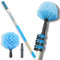 20-Foot High Reach Cobweb Duster Kit with 5-20ft Extension Pole, Dewebber Brush, Indoor and Outdoor extendable Spider Web Cleaning Set