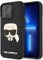 Karl Lagerfeld KLHCP13LKH3DBK Hülle für iPhone 13 Pro / 13 6,1 schwarz 3D Rubber Karl`s Head