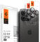 Spigen Glas.tR EZ Fit Optik Pro Protection Camera pour iPhone 16 Pro/Pro Max, iPhone 15 Pro/Pro Max, iPhone 14 Pro/Pro Max,2 Pièces, L-Series Edition, Kit d'installation Inclus