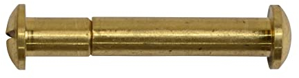 Ersatzteile Teakmöbel Ersatzschraube Messing Hülsenschraube 64-mm 3-teilig