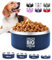 Tuff Pupper 1900 ml/66 oz robuster, isolierter Napf für große Hunde | Doppelwandiger Futternapf aus Edelstahl | rutschfeste Gummibasis | Langlebige pulverbeschichtete Farben (blau)